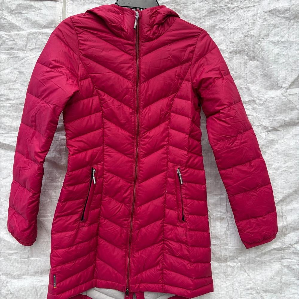 Lole Lightweight Hooded Women's Quilted Coat - Deep Pink